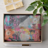 BOHO BLOEMENMEISJE DECOUPAGE TISSUEPAPIER (Geschenk)