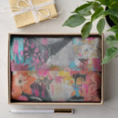 BOHO BLOEMENMEISJE DECOUPAGE VLOEIPAPIER TISSUEPAPIER (Geschenk)