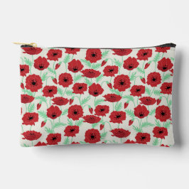 Boho bloemenpatroon met klaprozen etui