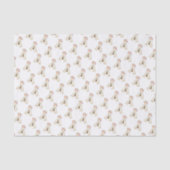 Boho bloemenstam tipi meisje tissuepapier (Voorkant)