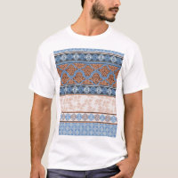 Boho bloemenstrepen: etnisch naadloos Collectie