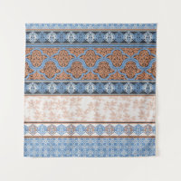 Boho bloemenstrepen: etnisch naadloos Collectie