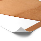 Boho bloemenvaas Leaf Botanische kunststijl Modern Poster (Hoek)