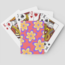 Boho Bloemig Kleurrijk Patroon Pokerkaarten