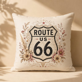 Boho bloemig Mother Road accent Kussen