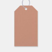 Boho bloemige baby brunch bedankje cadeaulabel (Achterkant)