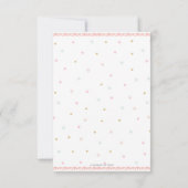 Boho Bloemige Baby Shower Strooifeest Droomvanger Kaart (Achterkant)