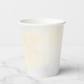 Boho bloemige bruidsdouche papieren bekers (Achterkant)