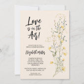 Boho Bloemige Bruiloft Feest Kaart (Voorkant)