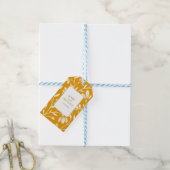 Boho bloemige cadeaukaart cadeaulabel (Met Touw)