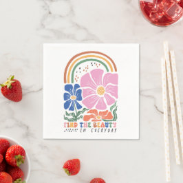 Boho Bloemige Citaten Servet