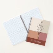 Boho Bloemige Dagelijkse Planner en Dagboek Notitieboek (Binnen)