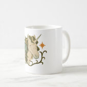 Boho Bloemige Eenhoring Koffiemok   (Voorkant rechts)