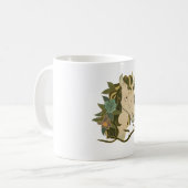 Boho Bloemige Eenhoring Koffiemok   (Voorkant links)