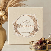Boho Bloemige Eid Mubarak Sticker