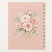 Boho Bloemige Elegante Trouw Planner (Achterkant)