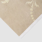 Boho Bloemige Ephemera Ontwerpreeks #12 Tissuepapier (Detail)