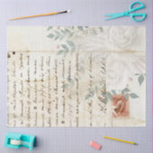 Boho Bloemige Ephemera Ontwerpreeks #2 Tissuepapier (Craft)