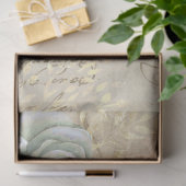 Boho Bloemige Ephemera Ontwerpreeks #4 Tissuepapier (Geschenk)