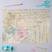 Boho Bloemige Ephemera Ontwerpreeks #4 Tissuepapier (Craft)