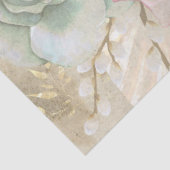 Boho Bloemige Ephemera Ontwerpreeks #4 Tissuepapier (Detail)