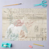 Boho Bloemige Ephemera Ontwerpreeks #6 Tissuepapier (Craft)