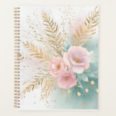 Boho Bloemige Esthetische Planner | Hemels & Paste (Voorkant)