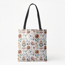 Boho Bloemige Geometrie – Aardse Wilde Bloem Patro