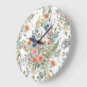 Boho Bloemige Hemelse Maan  & Slangen Botanisch Grote Klok (Hoek)