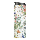 Boho Bloemige Hemelse Maan  & Slangen Botanisch Thermosbeker (Geroteerd rechts)