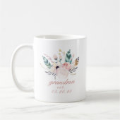 Boho bloemige Moederdag cadeau oma Koffiemok (Links)