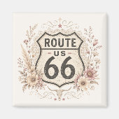 Boho Bloemige Mother Road Aandenken Magneet (Voorkant)