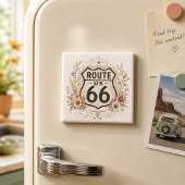 Boho Bloemige Mother Road Aandenken Magneet