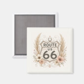 Boho Bloemige Mother Road Aandenken Magneet (Voorkant / Achterkant)