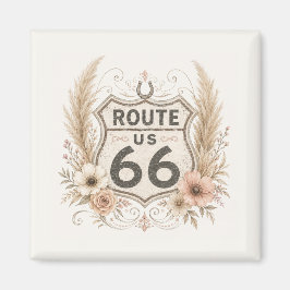 Boho Bloemige Mother Road Aandenken Magneet