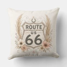 Boho bloemige Mother Road accent Kussen
