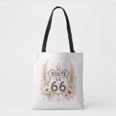 Boho Bloemige Mother Road Carryall Tote Bag (Voorkant)