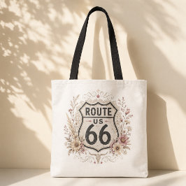 Boho Bloemige Mother Road Carryall Tote Bag