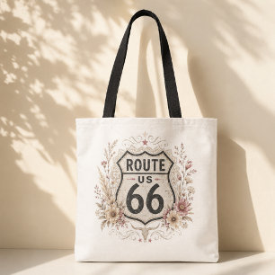 Boho Bloemige Mother Road Carryall Tote Bag