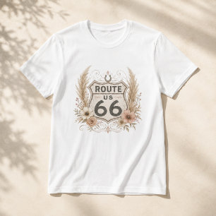 Boho Bloemige Mother Road Kleding T-shirt