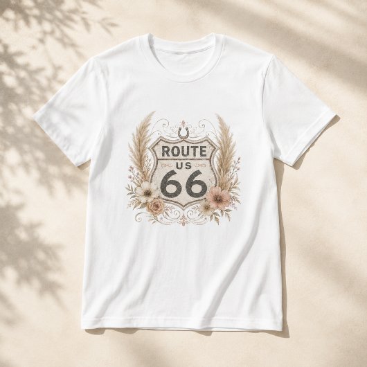 Boho Bloemige Mother Road Kleding T-shirt