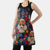 Boho Bloemige Poodle Schort (Insitu)