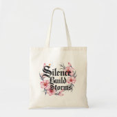 Boho bloemige quote elegante stijlvolle tas (Voorkant)