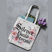 Boho bloemige quote elegante stijlvolle tas