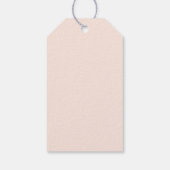 Boho Bloemige Religieuze Doop & Doopfeest Cadeaulabel (Achterkant)