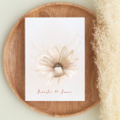 boho bloemige trouwkaart save the date kaart