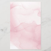 Boho Bloemige Voorspellingen & Advies Baby Shower  (Achterkant)