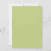 Boho Bloemige Wilde Bloemen Platte Bewaar De Datum Save The Date (Achterkant)