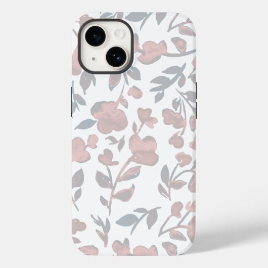 Boho Bloemmotief Case-Mate iPhone Case (Achterkant)