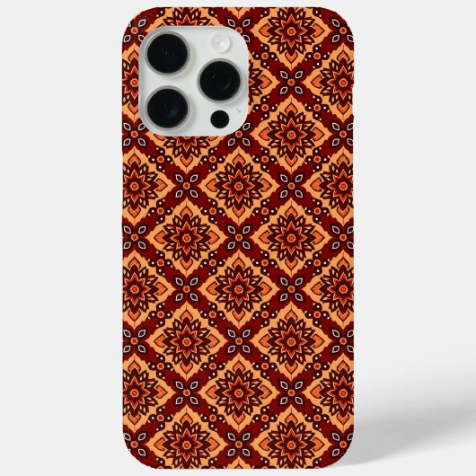 Boho bloemmotief Case-Mate iPhone Case (Achterkant)